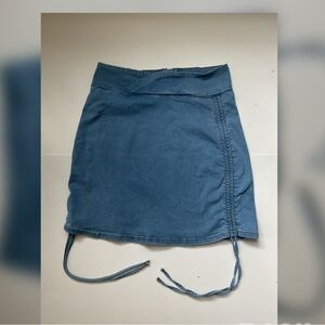 SHEIN Casual Blue Mini Skirt